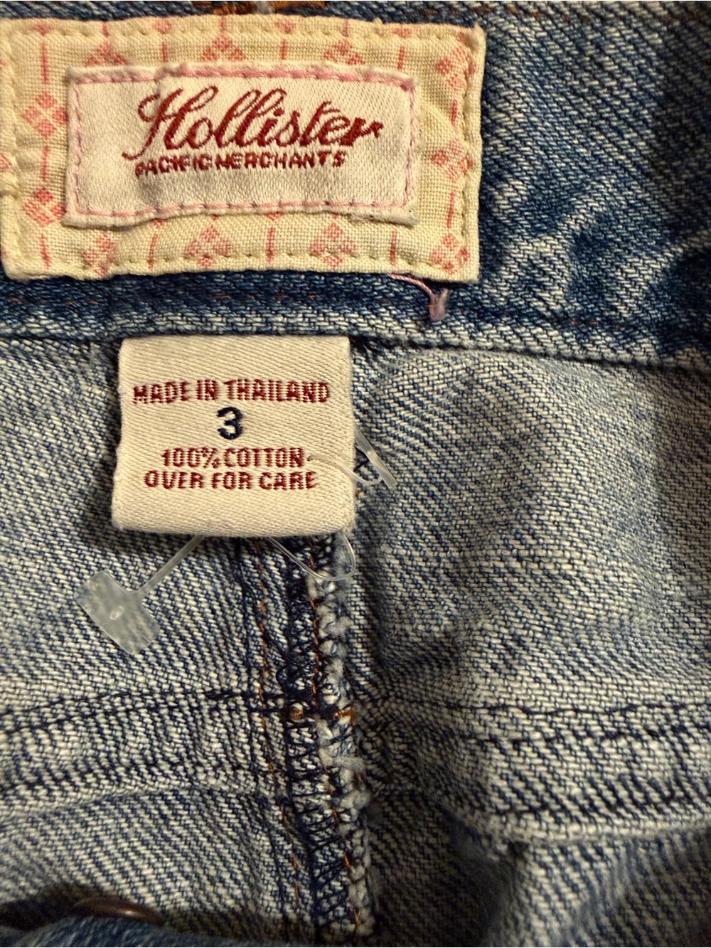 Hollister Y2K Jean Skirt + Original Braided Seashell Neon Belt Y2K⭐️⭐️⭐️⭐️⭐️ - Picture 8 of 14